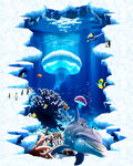 海底世界地画