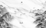 爆款 高雅风景山水 tif分层