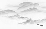 大气 爆款意境山水 tif分层