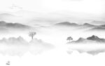 简约 高端灰色山水 tIF分层