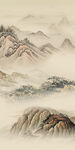 高端 玄关高清山水 tIf分层