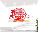 廉洁文化建设背景墙