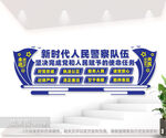 新时代人民警察队伍文化墙