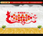 党员风采文化墙