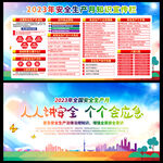 安全生产月宣传栏