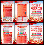 2023年安全生产月宣传展板