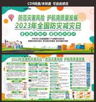 防震减灾全国防灾减灾日宣传展板