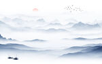 最新 中式高清山水 TIf分层