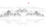 抽象山水画