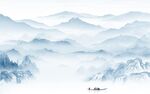 人气 最新山水背景 TiF分层