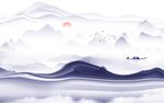 新品 沙发中式山水 tIf分层