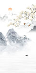复式楼玄关背景墙