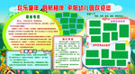 幼儿园办学理念简介展板版面