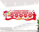 残疾儿童之家楼梯文化墙
