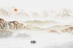 中式山水画