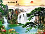 照壁画