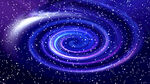 高清旋涡星空背景