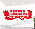 城管局文化背景墙
