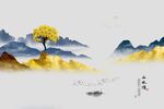 中式国画山水