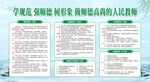 校园师风师德展板