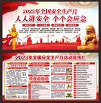 安全月展板