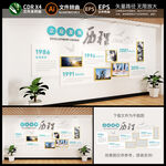 公司发展历程文化墙