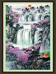 玄关山水画