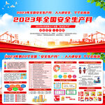 2023全国安全生产月展板