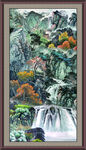 竖幅山水画