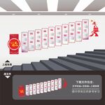 党史楼梯文化墙