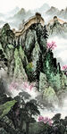 古风 新意境玄关画 TiF分层