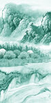 人气 玄关轻奢山水 tIF分层