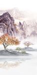 高清 爆款中式山水 tIF分层