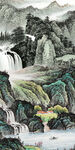 高档 玄关清晰山水 tIF分层