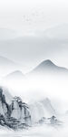 简约 极简玄关山水 tIF分层