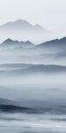 蓝色 中式热门玄关 TiF分层