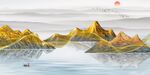 抽象山水画