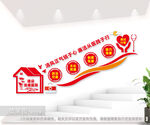 清廉医院楼梯文化墙图片