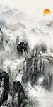 大气 爆款意境山水 tif分层