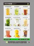 柠檬茶菜单