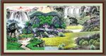 大厅山水画 