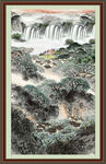 大厅山水画 