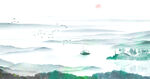 水墨山水画