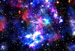 唯美炫彩星空