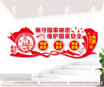 保密文化墙图片