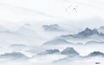 爆款 中式热卖山水 tiF分层