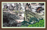 中堂画山水 
