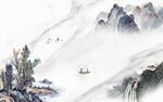高档 中式爆款山水 TIF分层