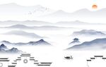 新款 高档极简山水 Tif分层