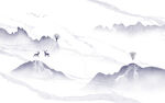 意境 高档极简山水 Tif分层